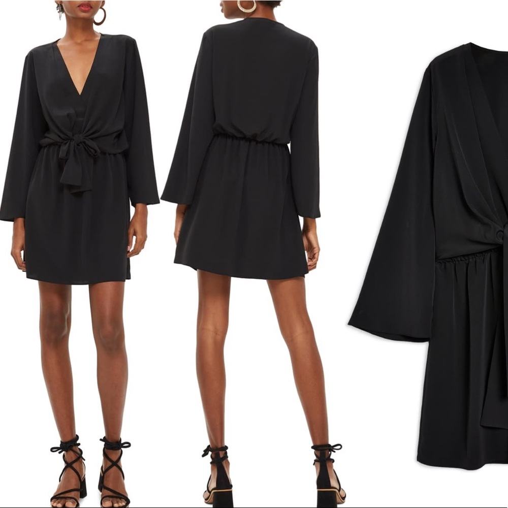 Topshop Tiffany knot dress